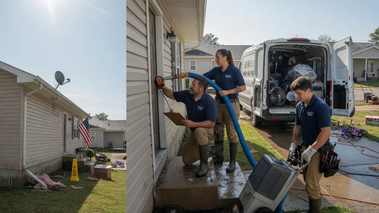 Ceiling Water Damage Restoration in Richmond, OH near me